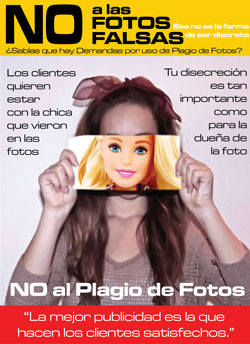 No a las Fotos Falsas